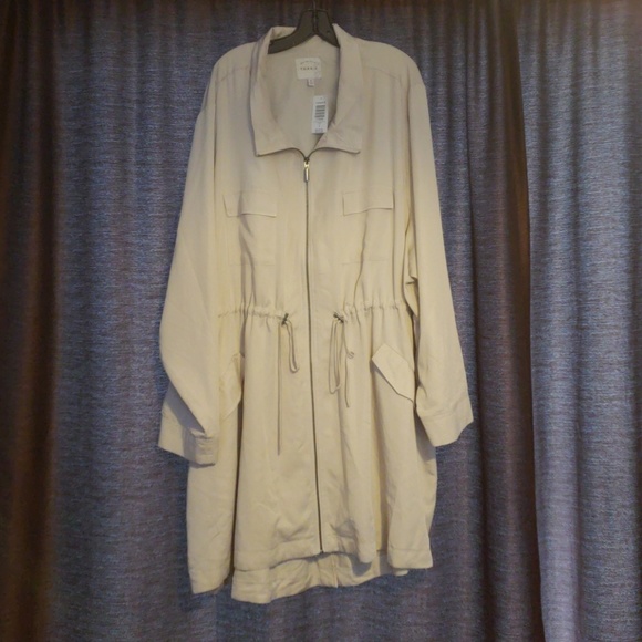 Torrid Tan lightweight Twill Anorack Jacket NWT - Picture 5 of 8